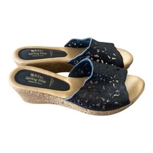 Spring Step wedge sandals size 38 (6.5)